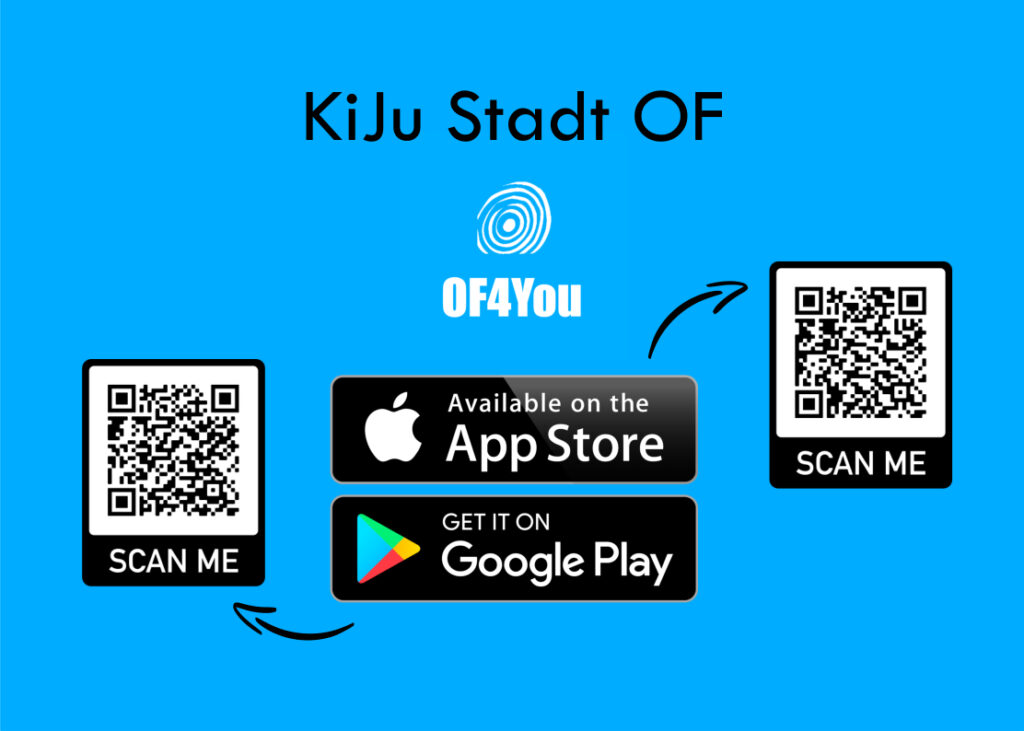 KJK Sandgasse App "KiJu Stadt OF" QR Code Download